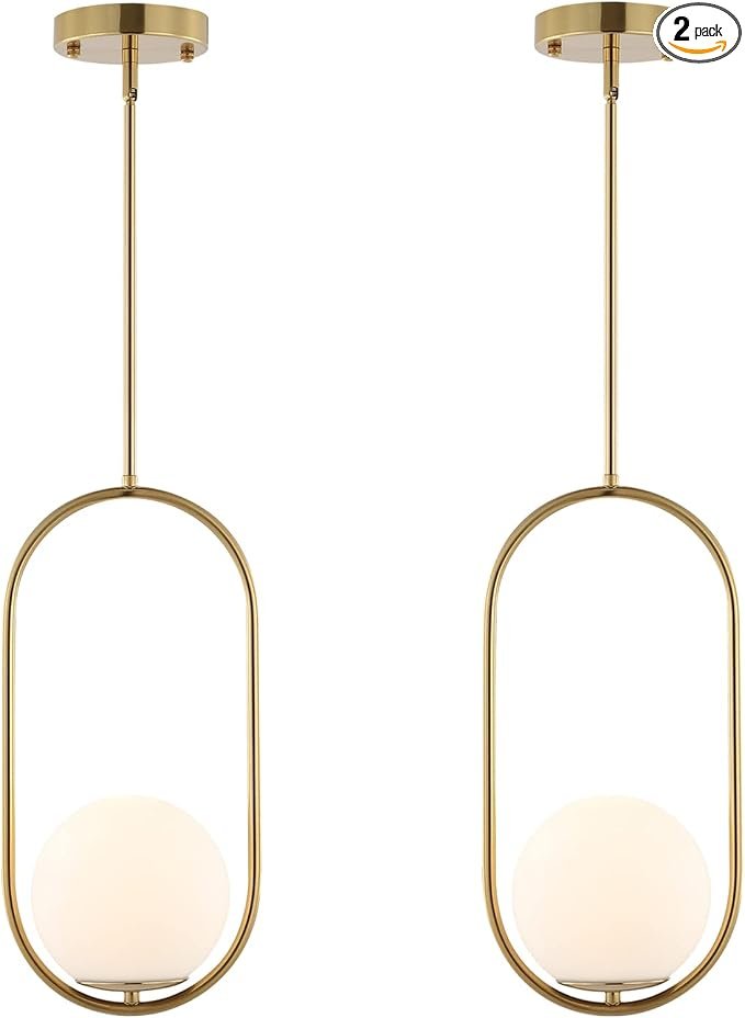Gold Globe Pendant Chandelier