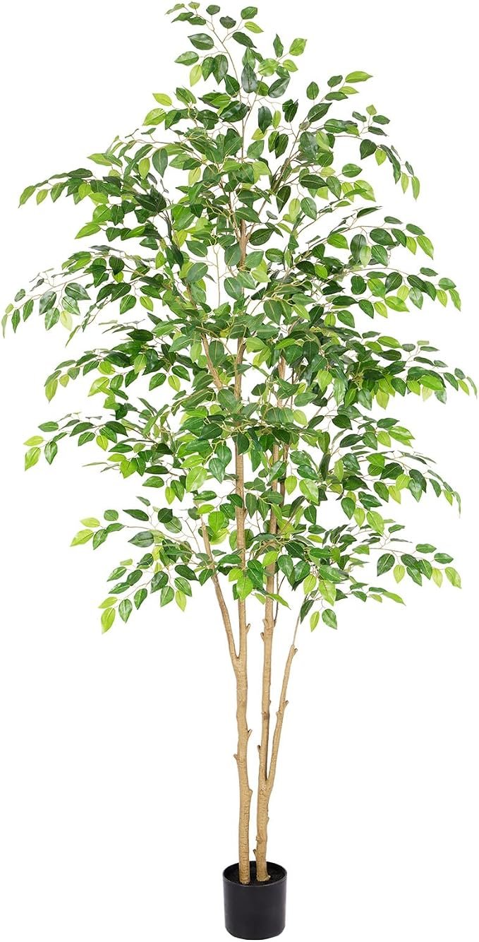 Nafresh UV-Resistant Ficus Tree, 7 Feet