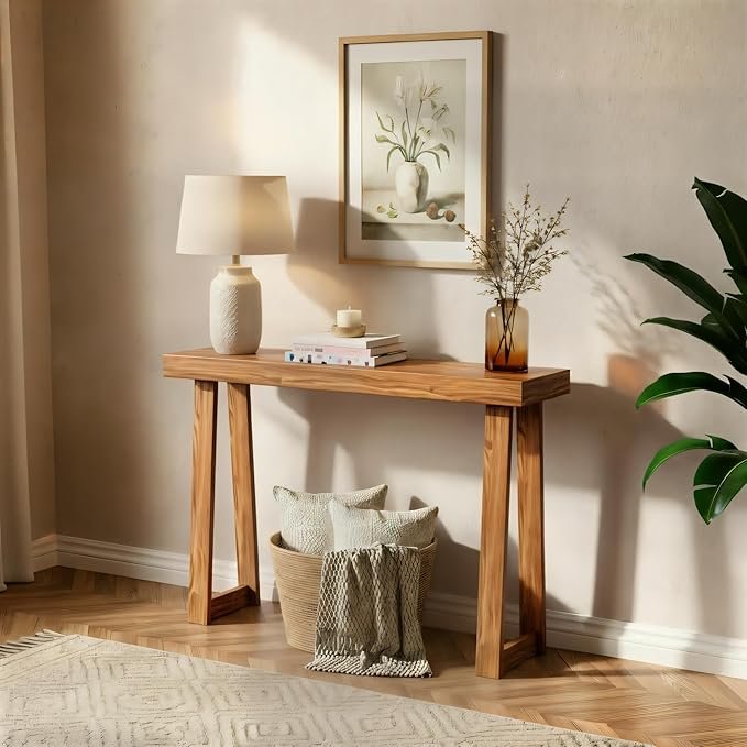 Plank+Beam Solid Wood Console, 36 Inches