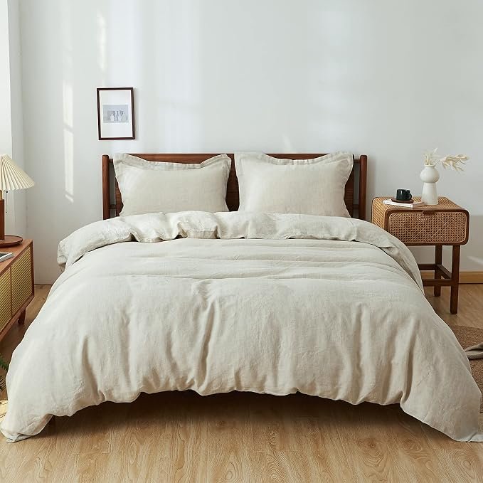 Simple&Opulence 100% Linen Duvet Set