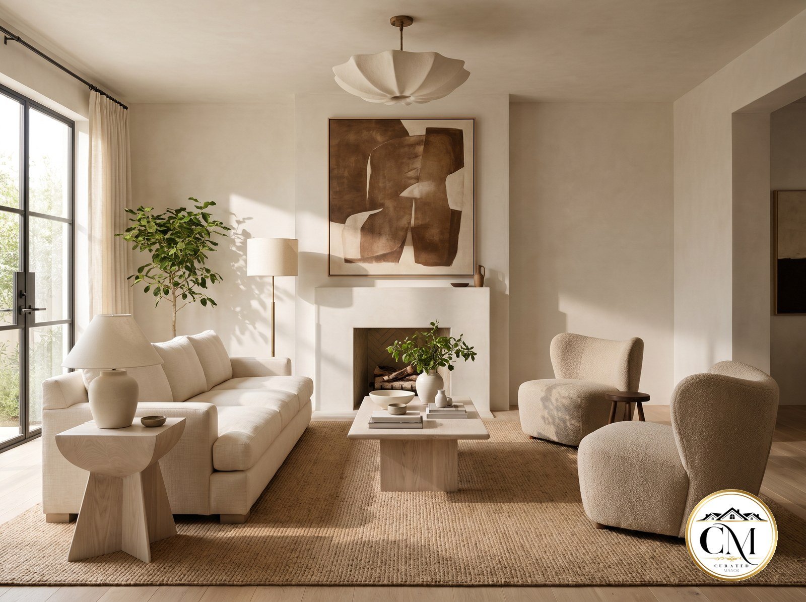 Warm Minimal living room