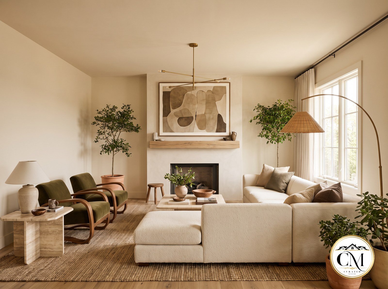 Modern Organic living room