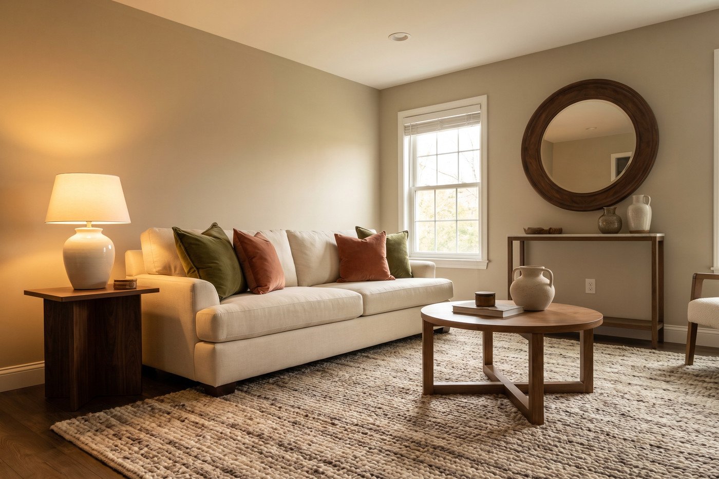 Warm neutral interior